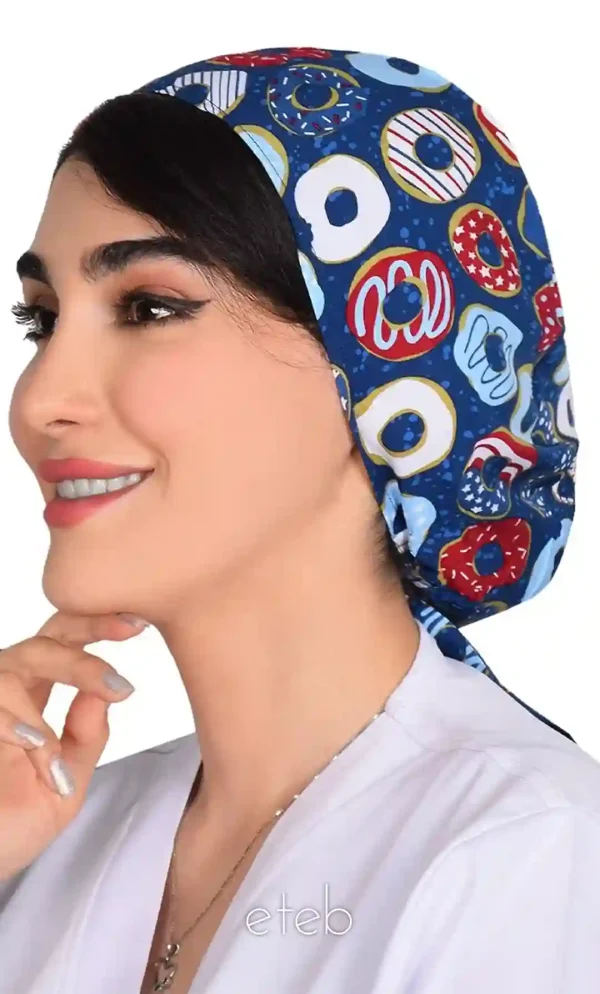 کلاه بند کوچک طرحدار کد ICS5221