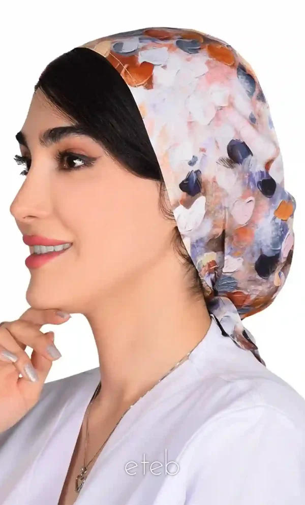 کلاه بند کوچک طرحدار کد ICS5224