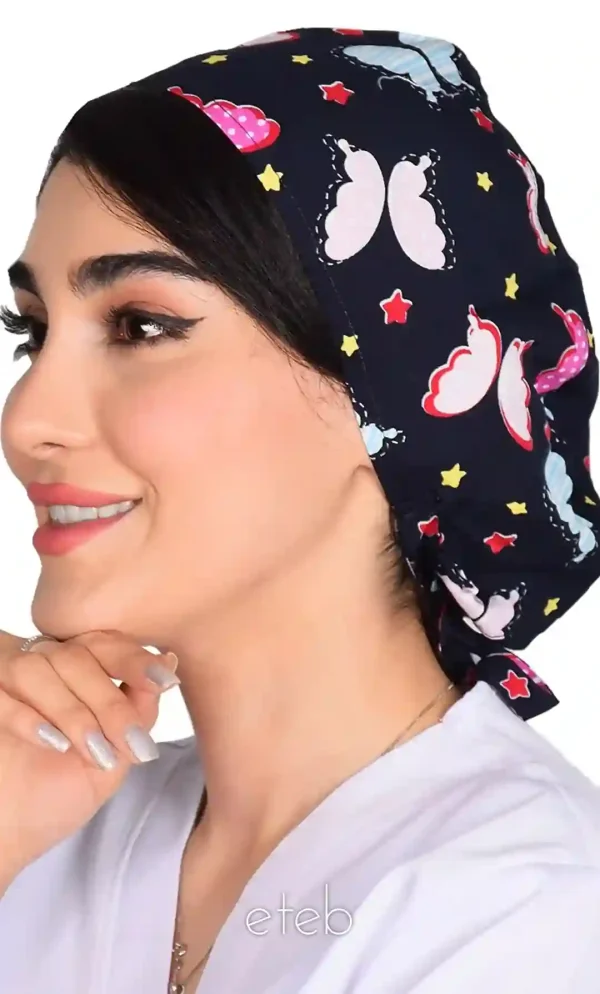 کلاه بند کوچک طرحدار کد ICS5226