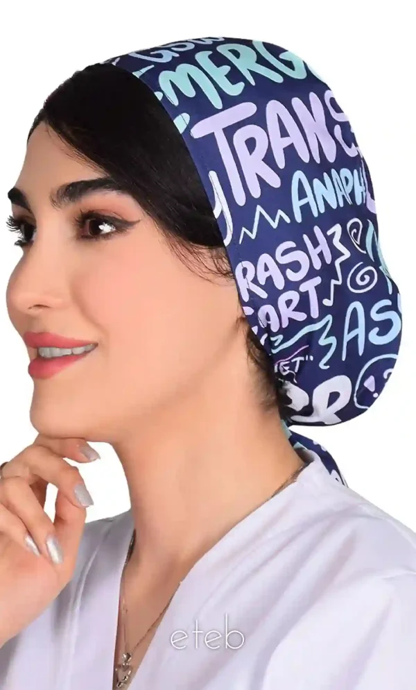 کلاه بند کوچک طرحدار کد ICS5229