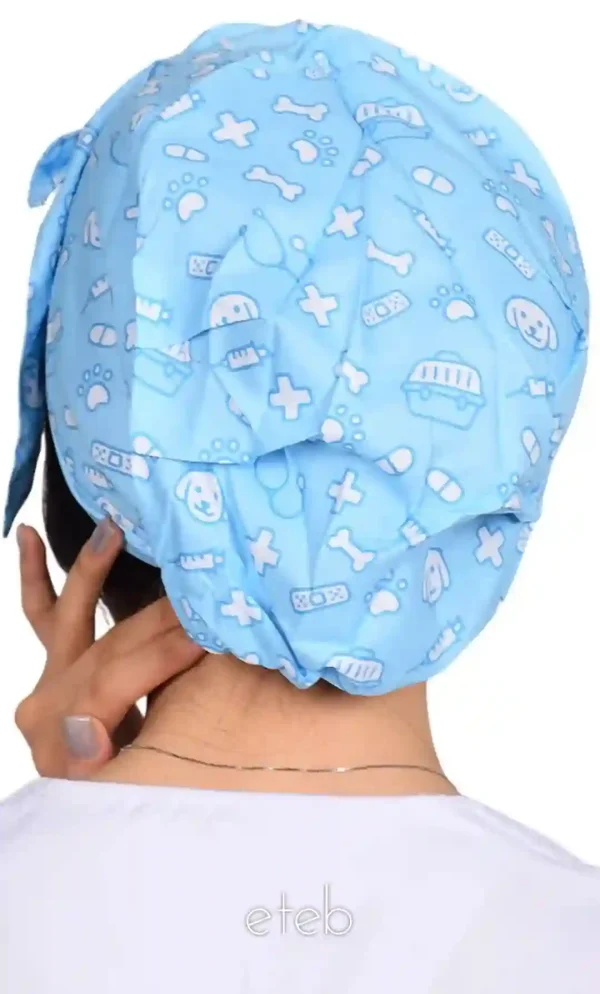 کلاه گره ای حجاب طرحدار ICS6176