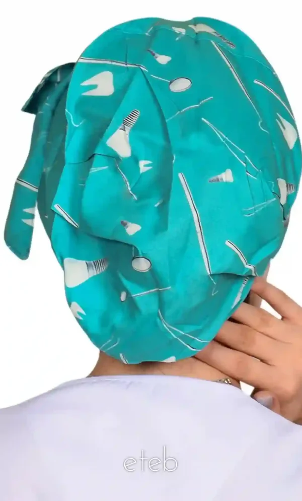 کلاه گره ای حجاب طرحدار ICS6178