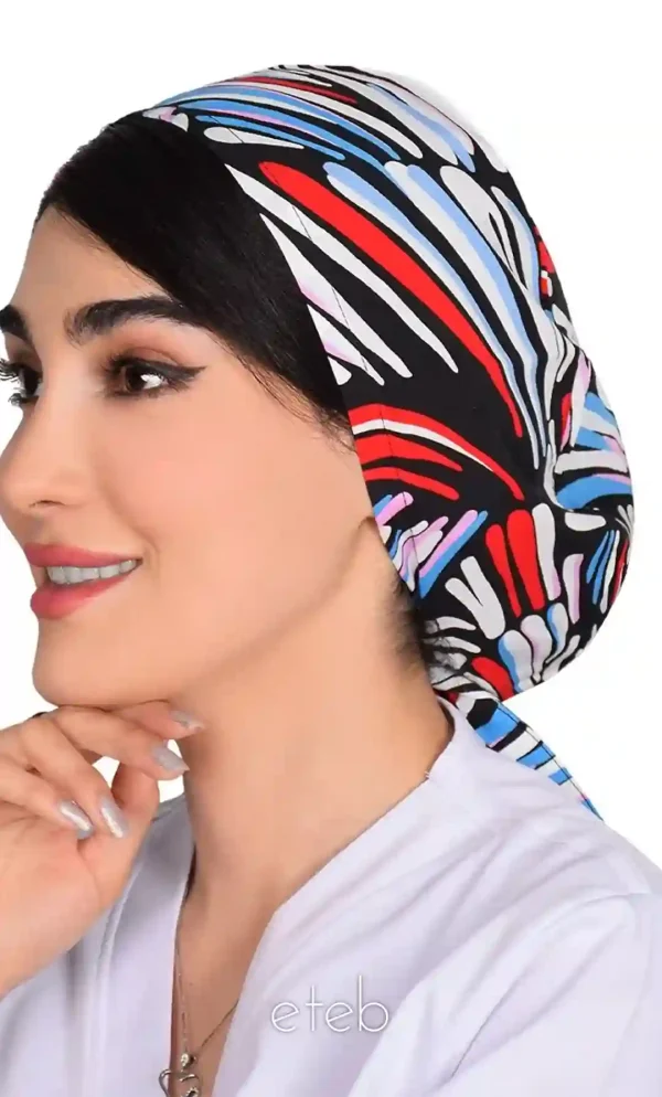 کلاه بند کوچک طرحدار کد ICS5172