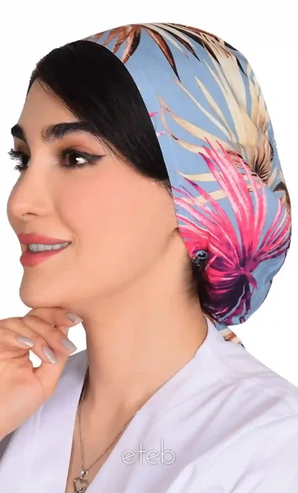 کلاه بند کوچک طرحدار کد ICS5173