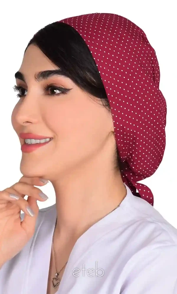 کلاه بند کوچک طرحدار کد ICS5174