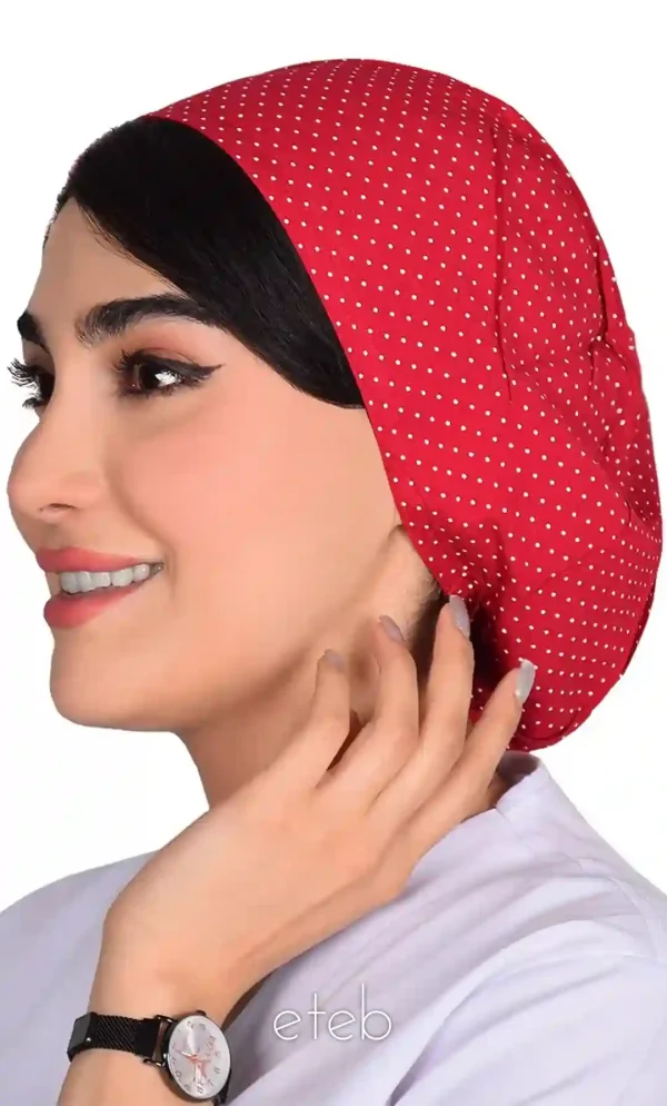 کلاه بند کوچک طرحدار کد ICS5175
