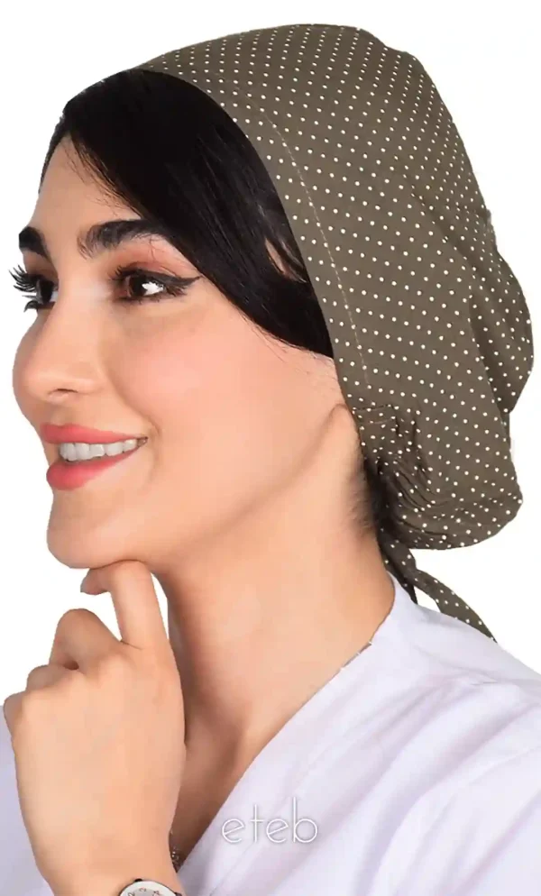 کلاه بند کوچک طرحدار کد ICS5176