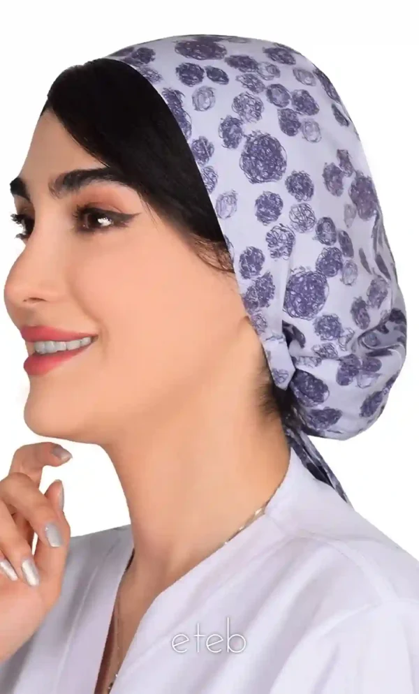 کلاه بند کوچک طرحدار کد ICS5179
