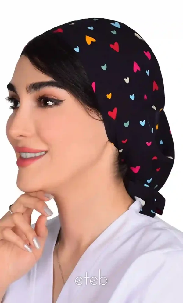 کلاه بند کوچک طرحدار کد ICS5180