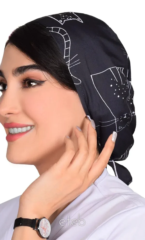 کلاه بند کوچک طرحدار کد ICS5181