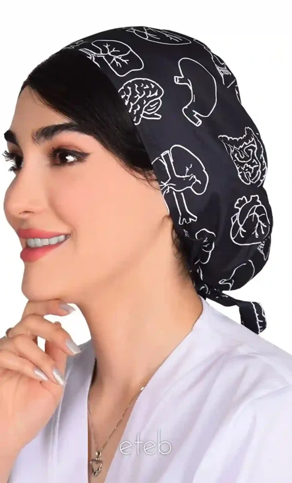 کلاه بند کوچک طرحدار کد ICS5185