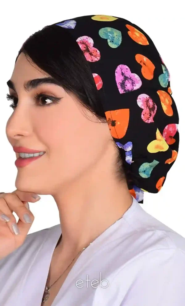 کلاه بند کوچک طرحدار کد ICS5187