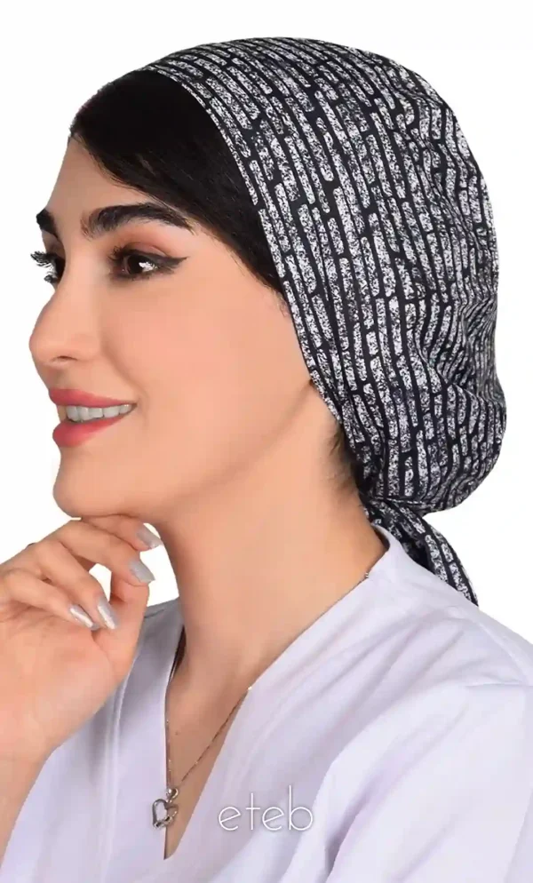 کلاه بند کوچک طرحدار کد ICS5191