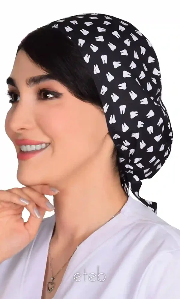 کلاه بند کوچک طرحدار کد ICS5192