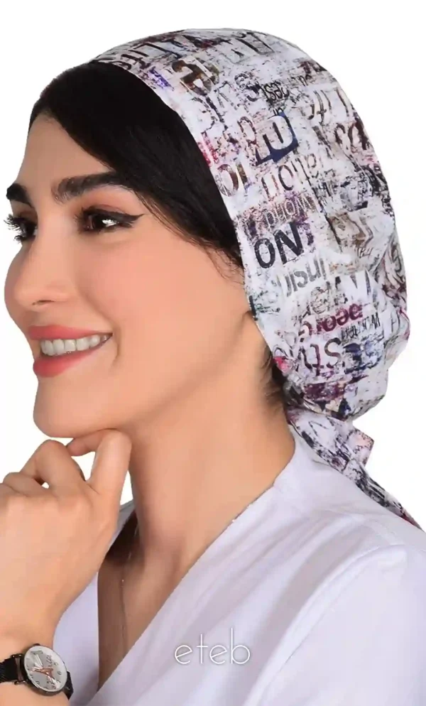 کلاه بند کوچک طرحدار کد ICS5193