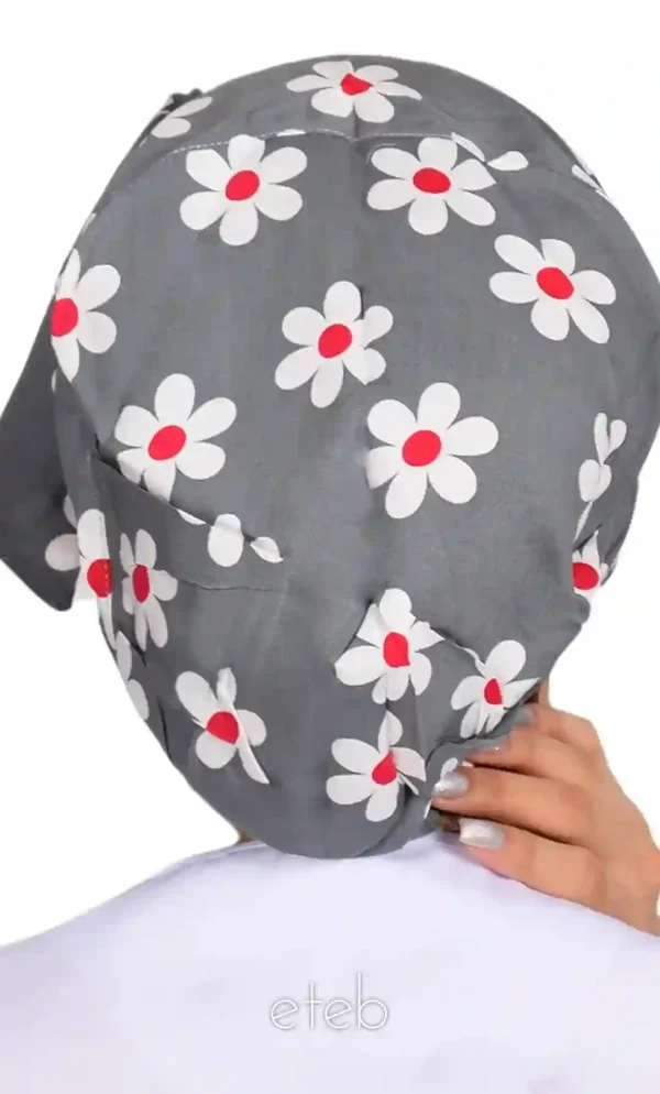 کلاه گره ای حجاب طرحدار ICS6157