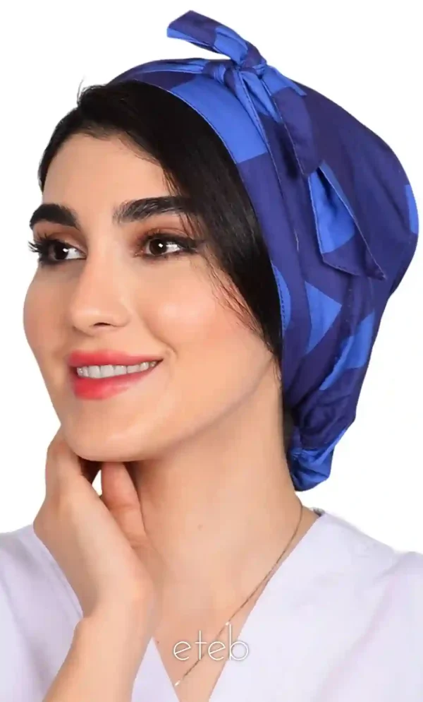 کلاه گره ای حجاب طرحدار ICS6168