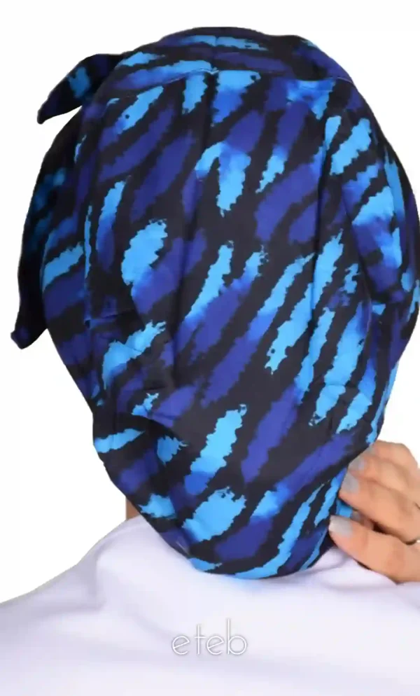 کلاه گره ای حجاب طرحدار ICS6191