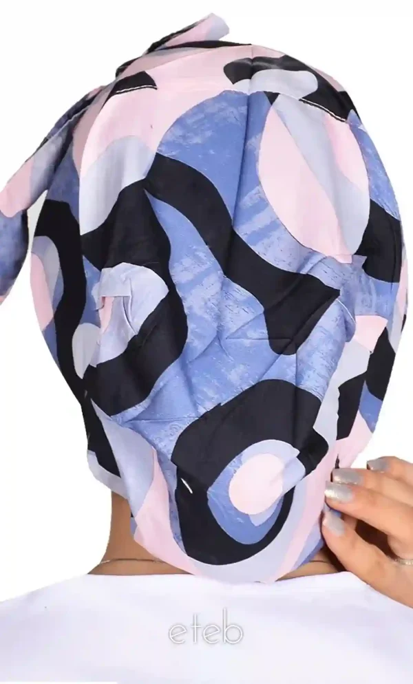 کلاه گره ای حجاب طرحدار ICS6199