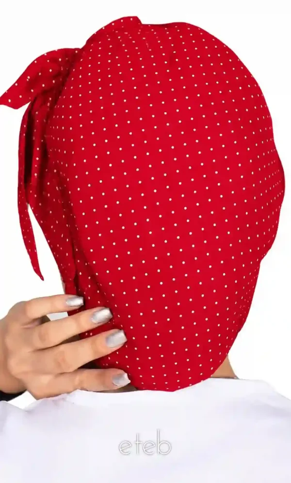 کلاه گره ای حجاب طرحدار ICS6214