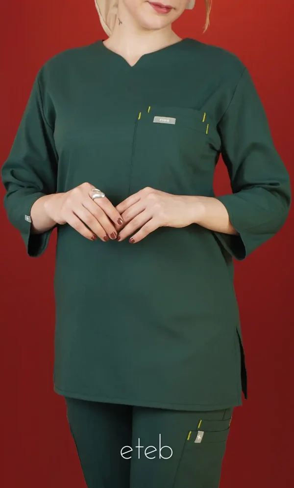 تونیک شلوار فیگز اسپرت سبز جراحی