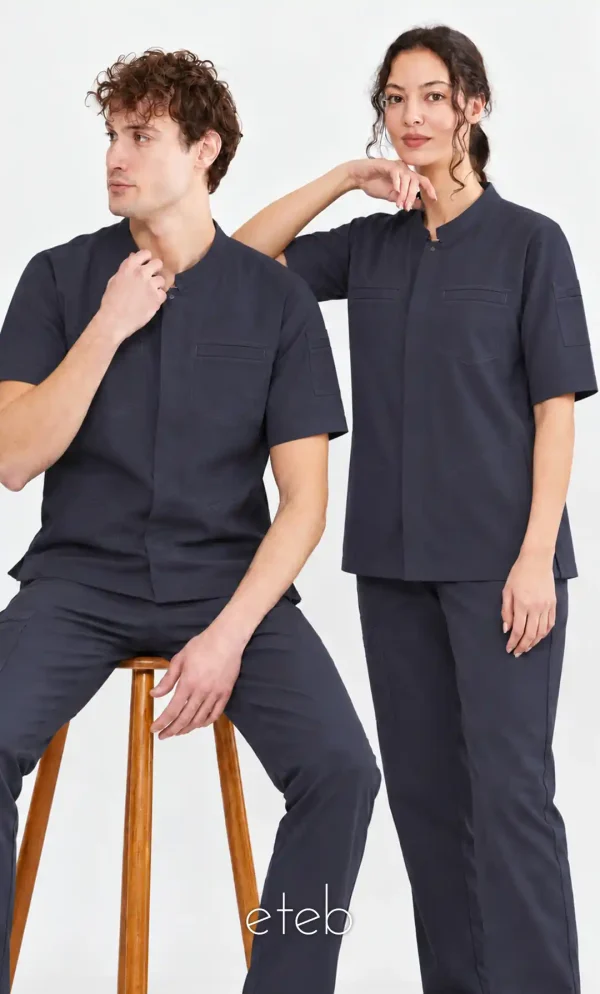 اسکراب شلوار ایزیلو یقه ایستاده نوک مدادی